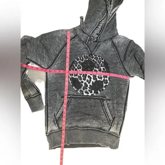 J. America Gray Graphic Sweater Soccer (S) - Picture 2 of 9